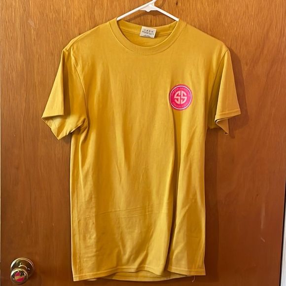 NEW Simply Southern Mustard Yellow Short Sleeve Tee - Picture 1 of 5